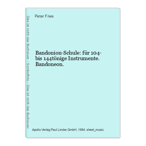Bandonion schule für 104 - für, 104-